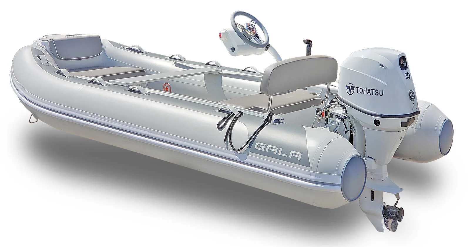 Gala Atlantis A390Q side and cockpit layout