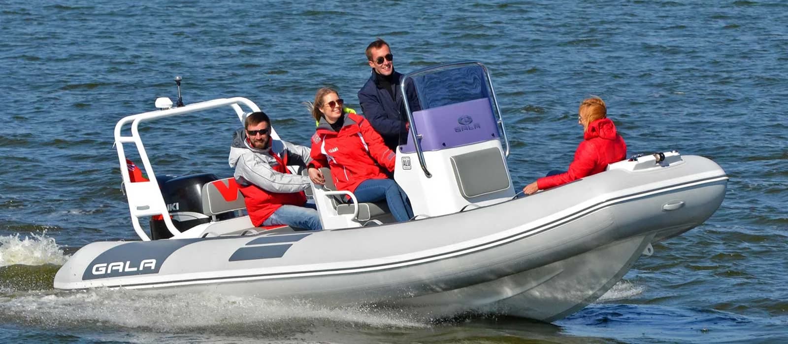 Passengers aboard a Gala Viking V6 underway