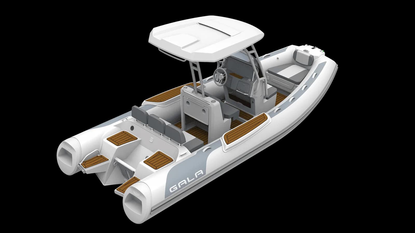 Gala Viking V6 stern deck and boarding platforms