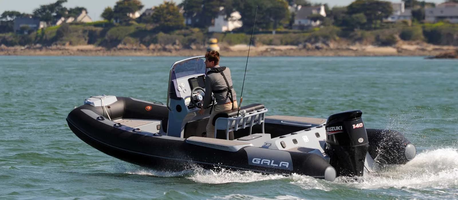 Gala Viking V6F underway across open water